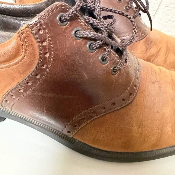 Classic Brown Rockport Derby Leather Men's Shoes - Picture 8 of 11